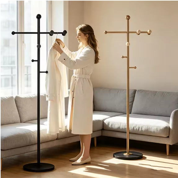 Porte-manteau design contemporain – Élégance sculpturale