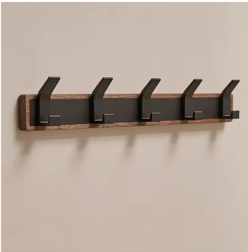 Porte-manteau mural en bois