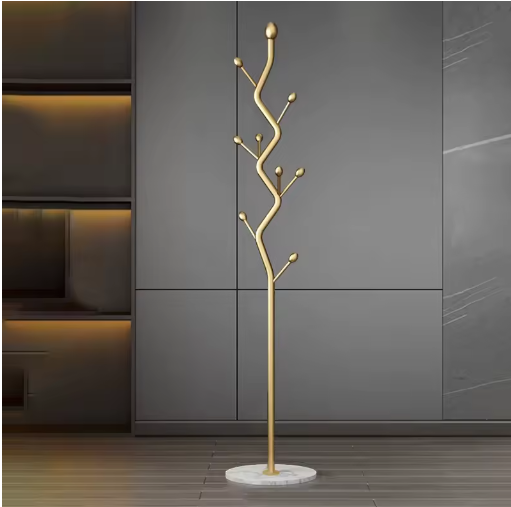 Porte-manteau arbre en métal au design minimaliste