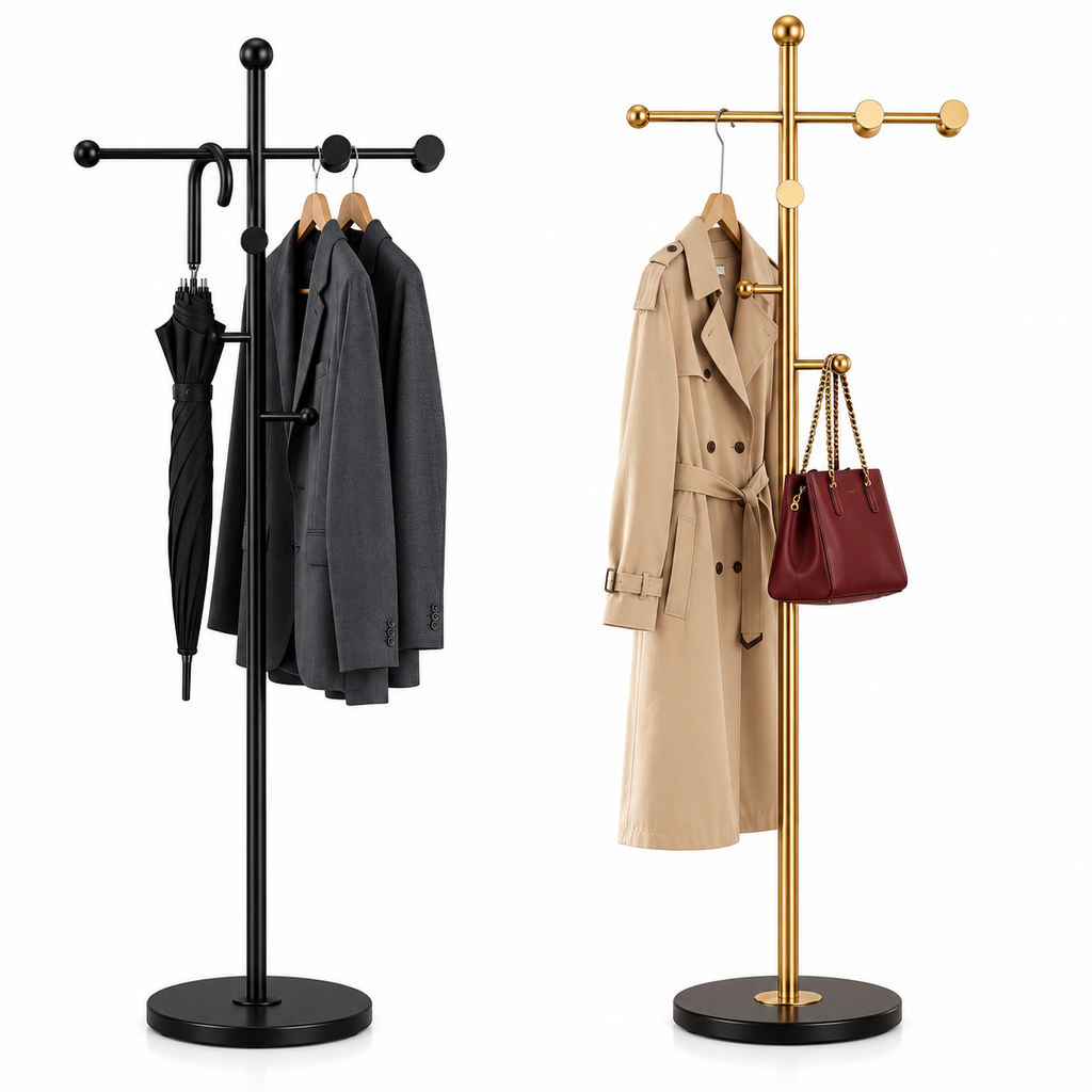 Porte-manteau design contemporain – Élégance sculpturale